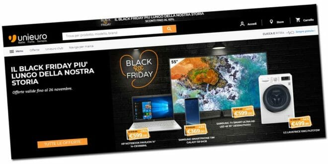 Black Friday di Unieuro