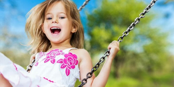 Altalena da giardino per bambini