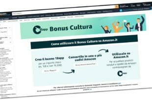 Amazon bonus cultura 18app