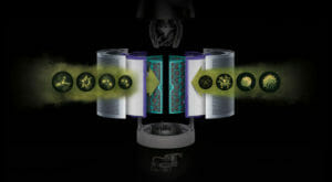 Schema filtro di un Purificatori d'aria Dyson