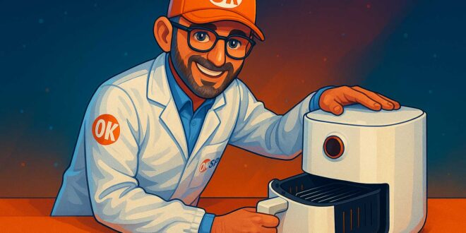 Marco testa la friggitrice ad aria Xiaomi